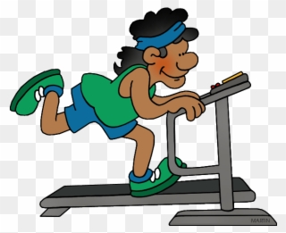 Exercise Bench Clipart Exercise Class - Clipart Treadmill - Png Download