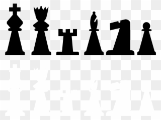 2d Chess Set - Chess Pieces Clip Art - Png Download