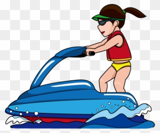 Jet Ski Clipart - Jet Skiing Clipart - Png Download
