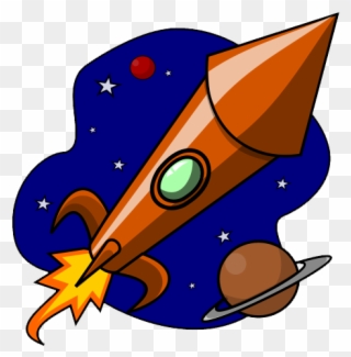 Space Clip Art - Clipart Rocket Ship - Png Download
