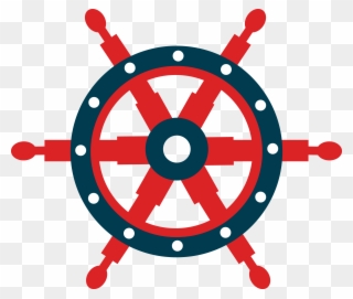 Navy Ships Clipart Nautical - Jake And The Neverland Pirate Wheel - Png Download