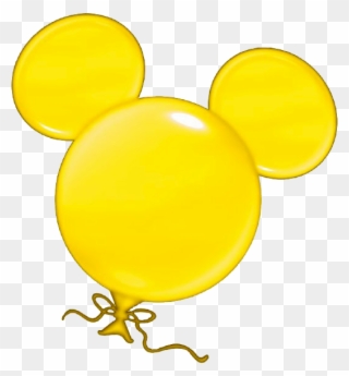 Mickey Balloon - Mickey Mouse Balloon Clip Art - Png Download