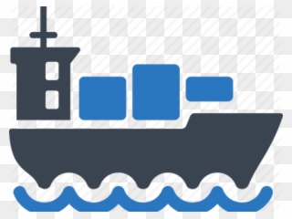 Container Clipart Ocean Container - Sea Cargo Icon - Png Download