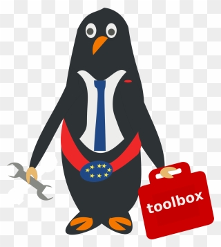 Penguin Computer Icons Harley-davidson Motorcycle Download - Penguin With Tool Box Clipart
