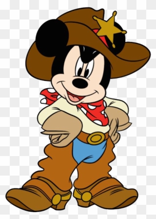 Pin By Jess S - Cowboy Mickey Mouse Png Clipart