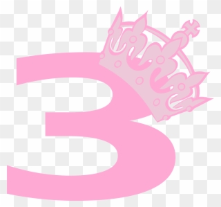 Pink Tiara Clip Art - Pink Birthday Princess Clipart - Png Download