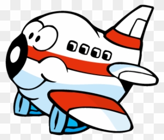 Banner Library Stock Airplane Cartoon Clipart - Flight Cartoon - Png Download