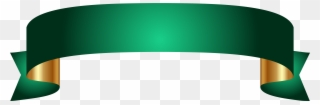 Banner - Green Banner Ribbon Png Clipart