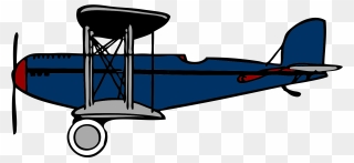 Svg Library Download Vintage Images Free - Old Airplane Side View Clipart