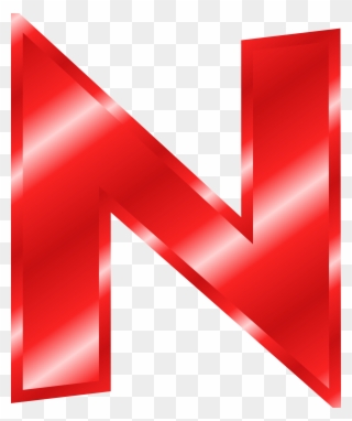 All Photo Png Clipart - Letter N Red Clipart Transparent Png