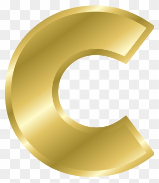 Alphabet Letters In Gold Clipart