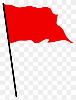 Red Flag Waving Png Clipart