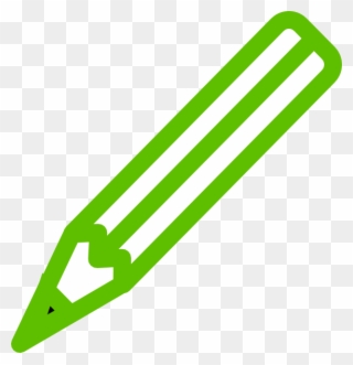 This Free Clip Arts Design Of Green Pencil - Green Pencil Icon Png Transparent Png
