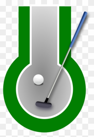 Mini Golf Clip Art - Minigolf Symbol - Png Download