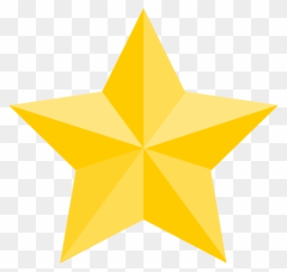 Yellow Star Clip Art Stars Clipart Gold Border Id - Star With Black Background - Png Download