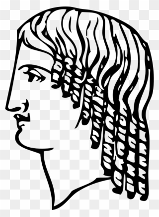 Grecian Hairdressing 11 Clipart Icon Png - Ancient Greece Drawing Transparent Png