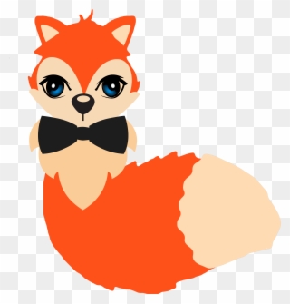 Cute Fox Clip Art - Clip Art - Png Download