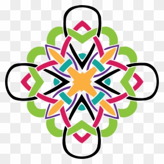 Abstract Flower Clip Art Free Clipart Images - Clip Art - Png Download
