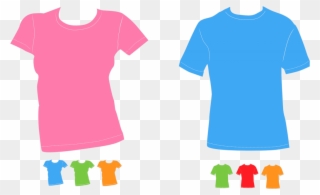 Blank T-shirts - Girls T Shirt Vector Png Clipart