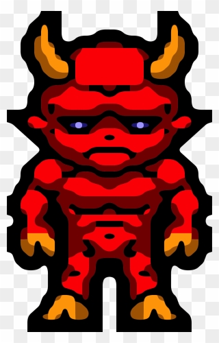 Demon Pixel Art Devil Digital Image Witchcraft - Demon Pixel Art Clipart