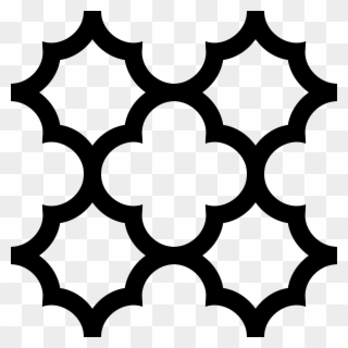 Quatrefoil Clip Art - Moroccan Tile Icon Png Transparent Png