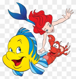 Little Mermaid Digital Scrapbooking Pack - Ariel Stickers Clipart