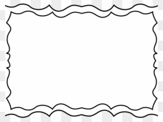 Pattern Clipart Border - Black And White Frame Borders - Png Download