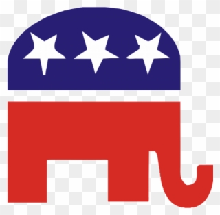 Republican Elephant Kids T-shirt - Republican Elephant Black And White Clipart
