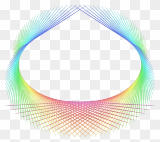 Rainbow Abstract Element - Abstract Border Design Png Clipart