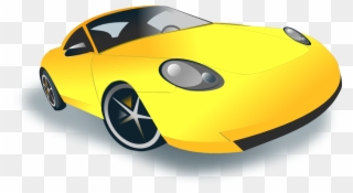 Car Clipart Clipart Yellow Car - Sport Cars Clip Art - Png Download