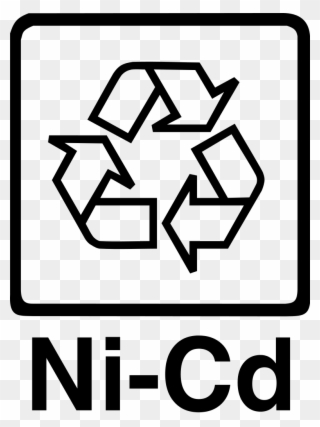 File - Recycling Ni-cd - Svg - Wikimedia Commons - ニッケル 水素 電池 リサイクル マーク Clipart