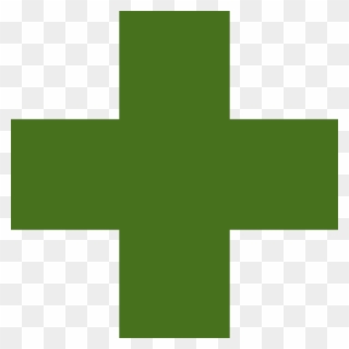 This Free Clip Arts Design Of Od Green Medical Cross - Cross - Png Download