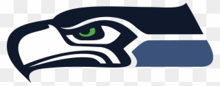 Seahawks Logo Clip Art - Seahawks Logo Facing Left - Png Download