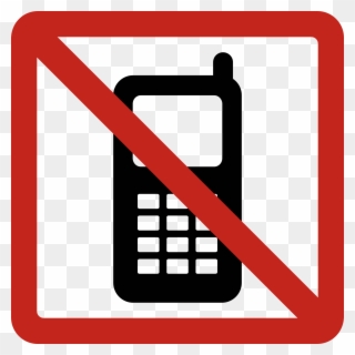 File - No Cellphone - Svg - Wikimedia Commons - Don T Use Phone Icon Clipart