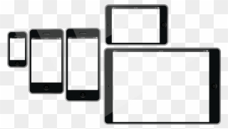 Responsive Web Design - Iphone And Tablet Template Clipart