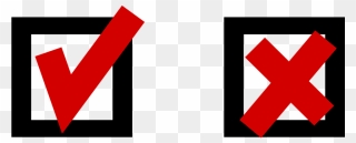 Public Domain Clip Art - Check Box Icon Red - Png Download