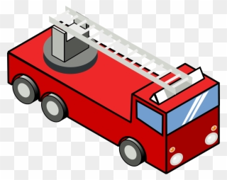 Fire Truck Wink Smiley Clip Art Vector - Things That Color Red - Png Download