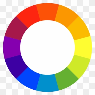 Analogous Colours On Colour Wheel Clipart