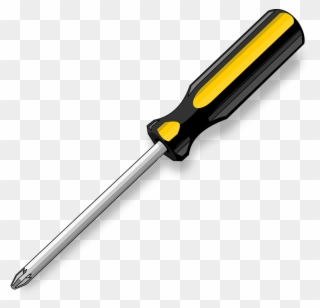 Screwdriver Clipart Hand Tool - Philips Head Screw Driver - Png Download