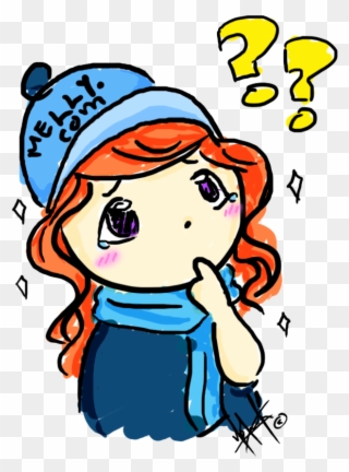 Thinking Melly By Yobutakei On Clipart Library - Funny Joke Girls In Urdu - Png Download
