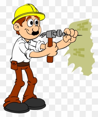 Handyman Business, House Builder, Specialty Contractor - Construction Clipart
