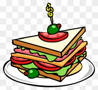 Semi Retired And Living Like A Gourmet Sandwich - Sandwich Clip Art - Png Download
