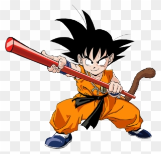 Goku Clipart Psd - Kid Goku White Background - Png Download