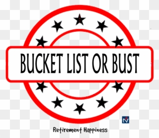 Bucket List Or Bust Mens T Shirt - Rubber Stamp Clipart