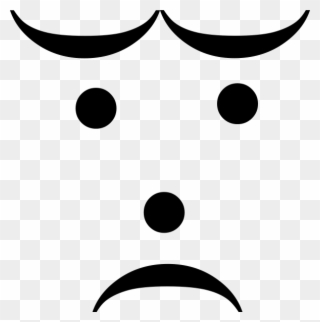 Text Smiley Sad Melancholy Clip Art - Melancholy Clip Art - Png Download