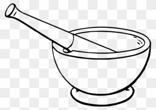 All Photo Png Clipart - Mortar And Pestle Drawing Transparent Png