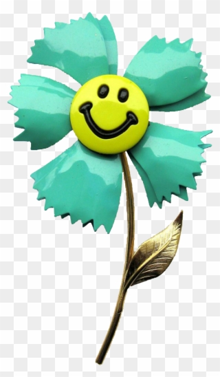 Smiley - Flower For Face Clipart