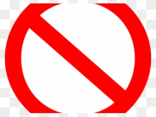 Shopping Clipart Symbol - Transparent Dont Sign - Png Download
