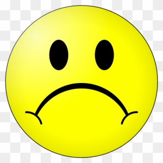 Sad Face Smiley Free Download Clip Art On - Frowny Face - Png Download