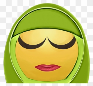 Emoticon, Clipart, Hijab, Muslim - Smiley - Png Download